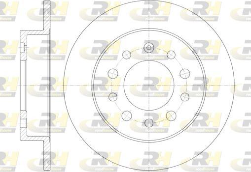 Roadhouse 6762.00 - Гальмівний диск autocars.com.ua