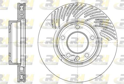 Roadhouse 6773.11 - Гальмівний диск autocars.com.ua