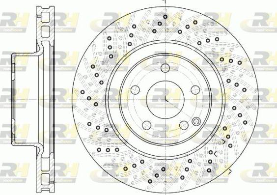 Roadhouse 6780.10 - Гальмівний диск autocars.com.ua