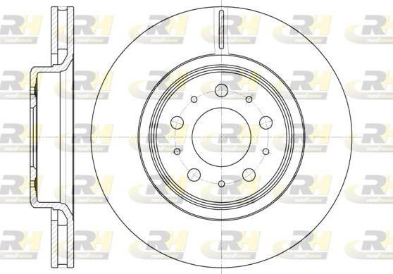 Roadhouse 6795.10 - Гальмівний диск autocars.com.ua