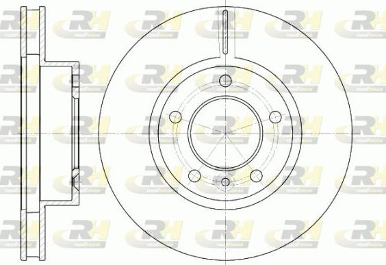 Roadhouse 6802.10 - Тормозной диск avtokuzovplus.com.ua