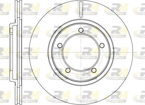 Roadhouse 6818.10 - Гальмівний диск autocars.com.ua