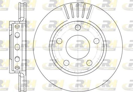 Roadhouse 6835.10 - Гальмівний диск autocars.com.ua