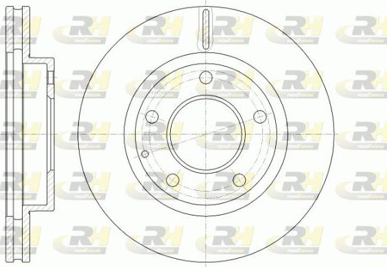 Roadhouse 6841.10 - Гальмівний диск autocars.com.ua