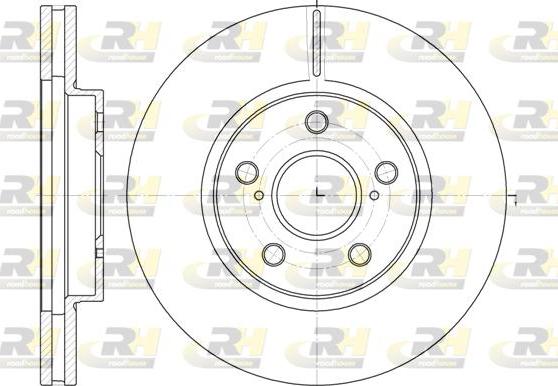 Roadhouse 6862.10 - Гальмівний диск autocars.com.ua