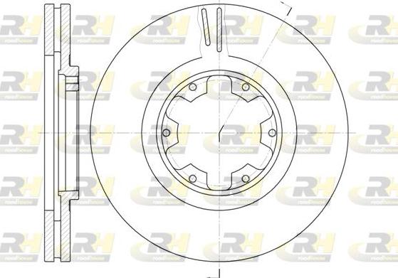 Roadhouse 6899.10 - Гальмівний диск autocars.com.ua