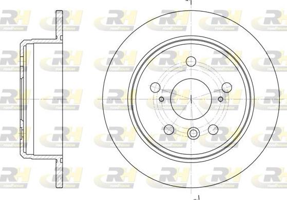 Roadhouse 6904.00 - Гальмівний диск autocars.com.ua