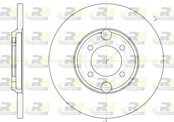 Roadhouse 6919.00 - Гальмівний диск autocars.com.ua