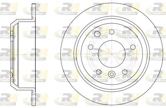 Roadhouse 6920.00 - Гальмівний диск autocars.com.ua