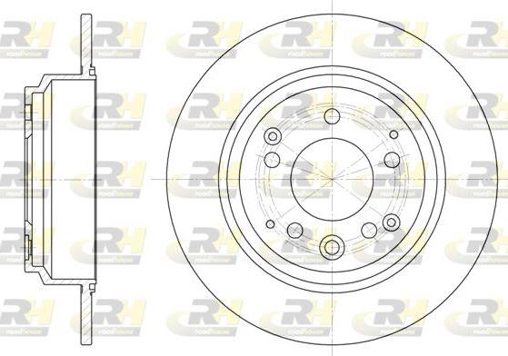 Roadhouse 6922.00 - Гальмівний диск autocars.com.ua