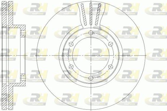 Roadhouse 6951.10 - Тормозной диск avtokuzovplus.com.ua