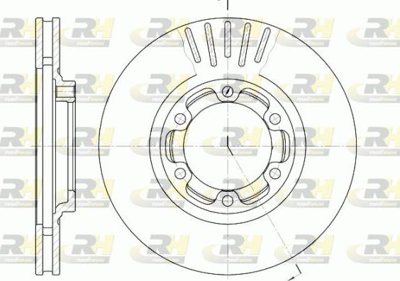 Roadhouse 6952.10 - Тормозной диск avtokuzovplus.com.ua