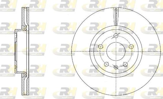 Roadhouse 6972.10 - Гальмівний диск autocars.com.ua