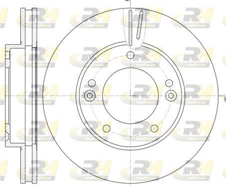 Roadhouse 6992.10 - Гальмівний диск autocars.com.ua