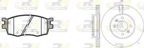 Roadhouse 81208.00 - Комплект гальм, дисковий гальмівний механізм autocars.com.ua