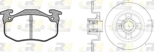Roadhouse 8144.20 - Комплект гальм, дисковий гальмівний механізм autocars.com.ua
