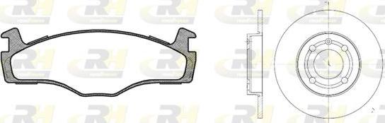 Roadhouse 8171.04 - Комплект гальм, дисковий гальмівний механізм autocars.com.ua