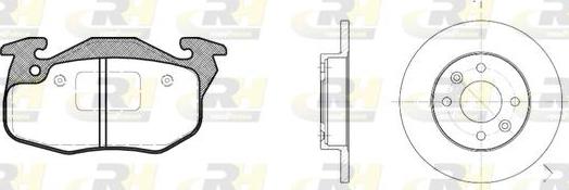 Roadhouse 8192.08 - Комплект гальм, дисковий гальмівний механізм autocars.com.ua