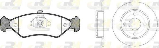 Roadhouse 8285.02 - Комплект гальм, дисковий гальмівний механізм autocars.com.ua