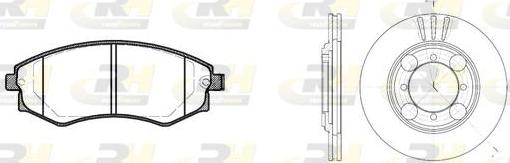 Roadhouse 8318.00 - Дисковый тормозной механизм, комплект avtokuzovplus.com.ua