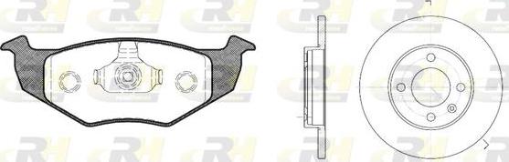 Roadhouse 8609.03 - Комплект гальм, дисковий гальмівний механізм autocars.com.ua