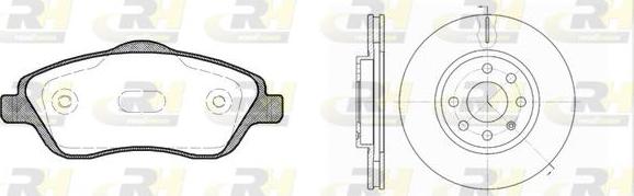 Roadhouse 8774.03 - Дисковый тормозной механизм, комплект autodnr.net