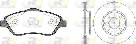 Roadhouse 8774.06 - Комплект гальм, дисковий гальмівний механізм autocars.com.ua