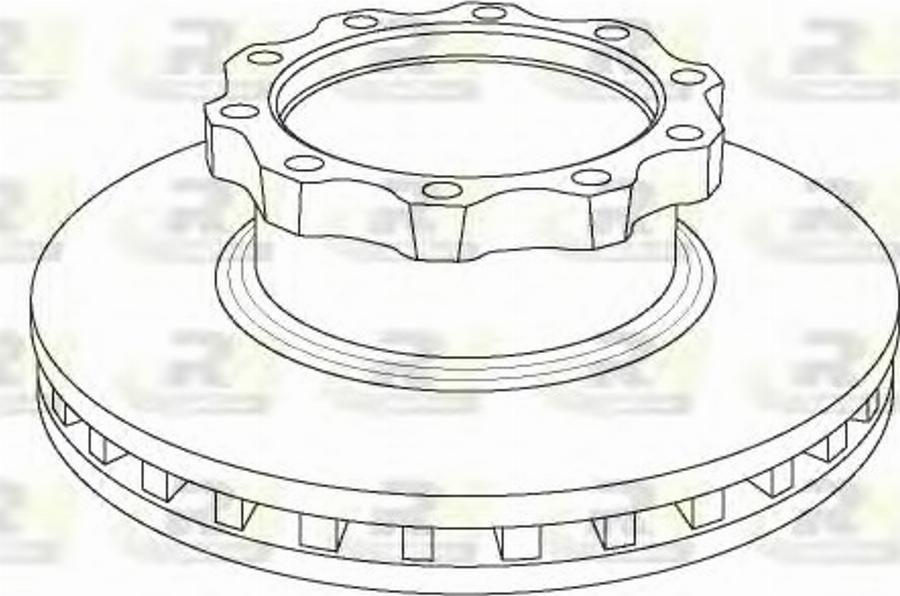 Roadhouse DSX1042.20 - Гальмівний диск autocars.com.ua