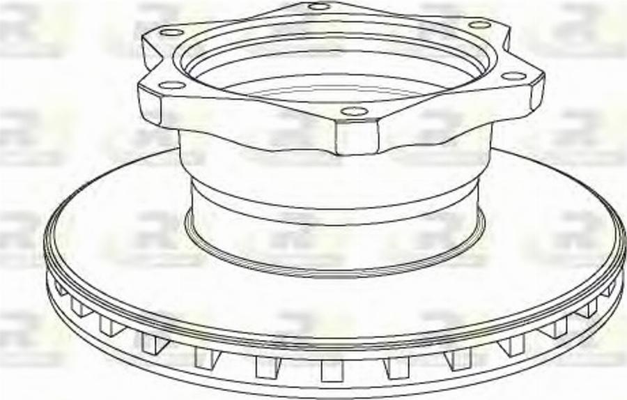 Roadhouse DSX1058.20 - Тормозной диск avtokuzovplus.com.ua