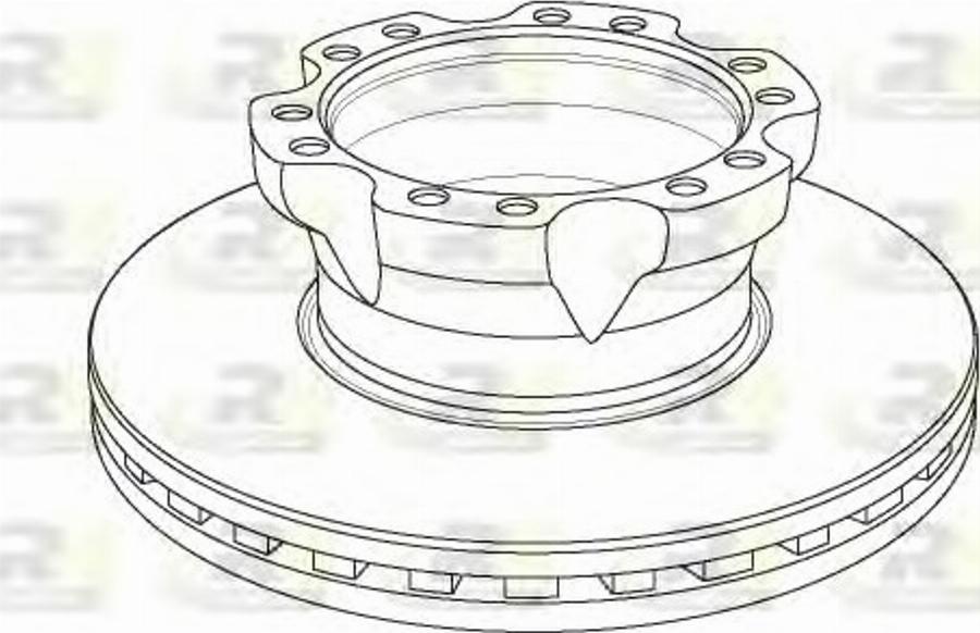 Roadhouse DSX1154.20 - Гальмівний диск autocars.com.ua