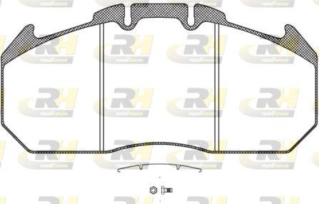 Roadhouse JSX 21034.30 - Гальмівні колодки, дискові гальма autocars.com.ua