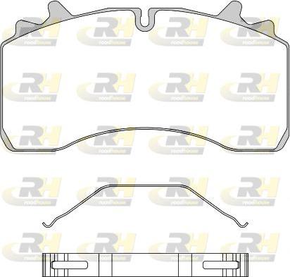 Roadhouse JSX 21075.00 - Гальмівні колодки, дискові гальма autocars.com.ua