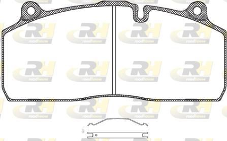 Roadhouse JSX 21316.00 - Тормозные колодки, дисковые, комплект avtokuzovplus.com.ua