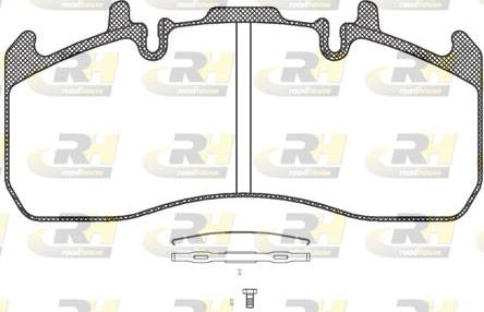 Roadhouse JSX 21317.00 - Гальмівні колодки, дискові гальма autocars.com.ua