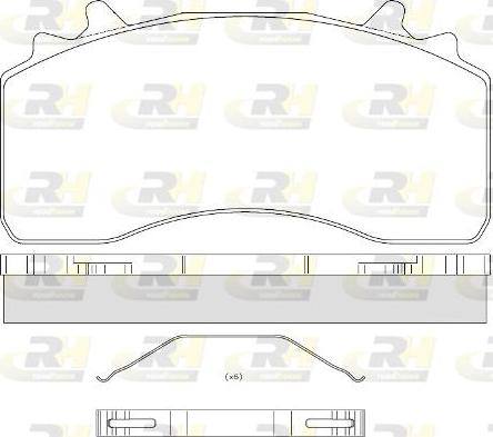 Roadhouse JSX 21526.00 - Гальмівні колодки, дискові гальма autocars.com.ua