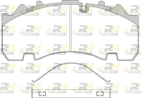 Roadhouse JSX 21554.00 - Гальмівні колодки, дискові гальма autocars.com.ua