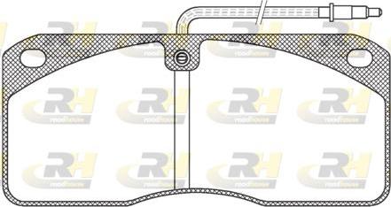 Roadhouse JSX 2278.40 - Гальмівні колодки, дискові гальма autocars.com.ua