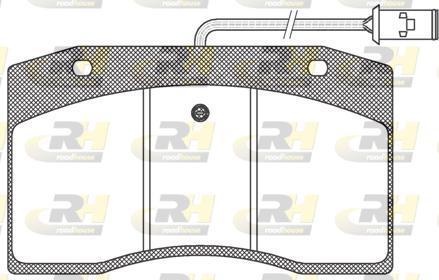 Roadhouse JSX 2400.40 - Тормозные колодки, дисковые, комплект avtokuzovplus.com.ua