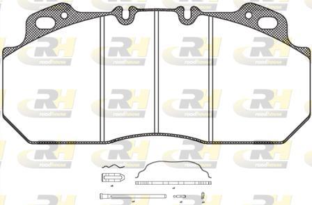 Roadhouse JSX 2622.30 - Гальмівні колодки, дискові гальма autocars.com.ua