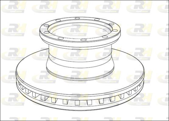 Roadhouse NSX1011.20 - Гальмівний диск autocars.com.ua