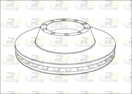 Roadhouse NSX1013.20 - Тормозной диск avtokuzovplus.com.ua