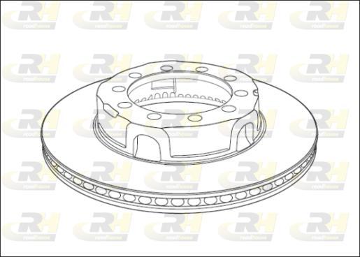 Roadhouse NSX1017.20 - Гальмівний диск autocars.com.ua