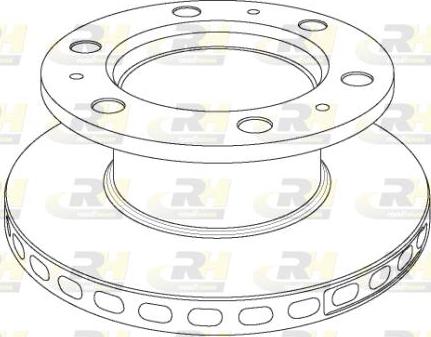 Roadhouse NSX1018.20 - Гальмівний диск autocars.com.ua