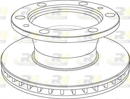 Roadhouse NSX1023.20 - Гальмівний диск autocars.com.ua