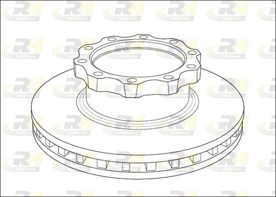 Roadhouse NSX1039.20 - Гальмівний диск autocars.com.ua