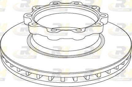 Roadhouse NSX1047.20 - Гальмівний диск autocars.com.ua