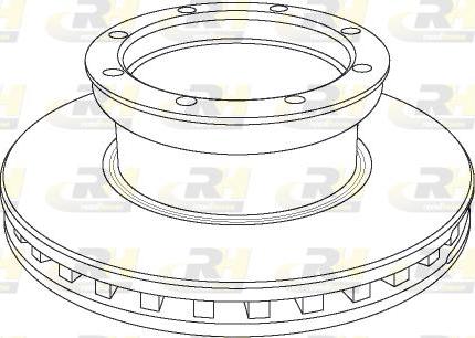 Roadhouse NSX1054.20 - Гальмівний диск autocars.com.ua