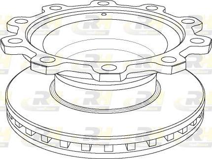 Roadhouse NSX1083.20 - Гальмівний диск autocars.com.ua