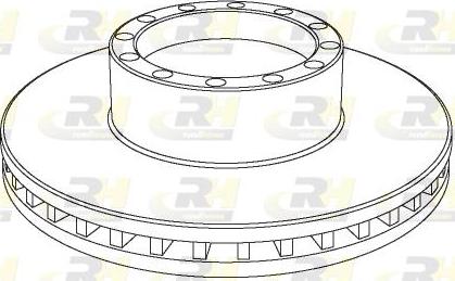 Roadhouse NSX1091.20 - Гальмівний диск autocars.com.ua