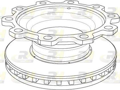 Roadhouse NSX1097.20 - Гальмівний диск autocars.com.ua